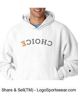 CHOICE/CA Hooded Sweatshirt - White Design Zoom