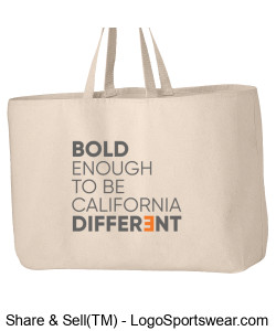BOLD Jumbo Tote Bag Design Zoom