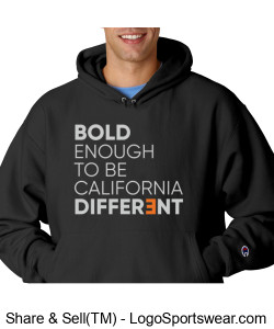 BOLD Hooded Sweatshirt - Black Design Zoom