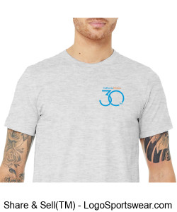 30th Anniversary T-Shirt - Ash Design Zoom