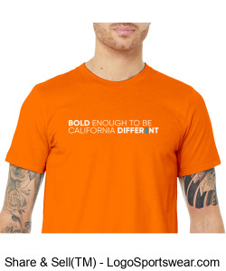 BOLD Unisex T-Shirt - Orange Design Zoom